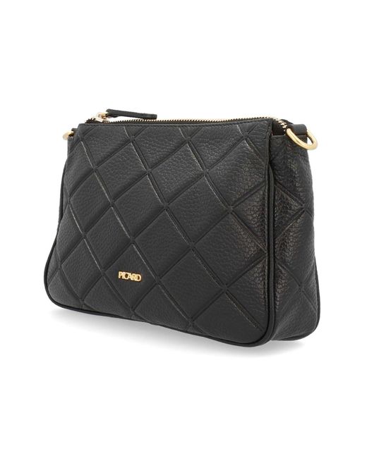 Picard Black Broadway Umhängetasche Leder 23 Cm Für Damen