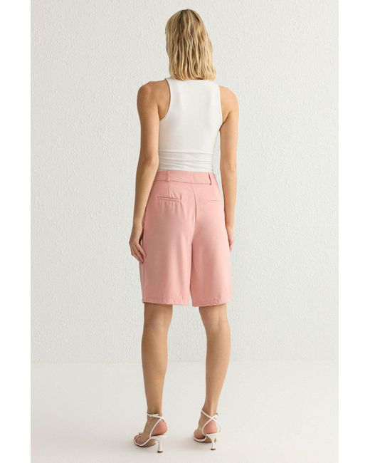 Trendyol Pink Knielange Regular City Shorts & Bermuda Für Damen