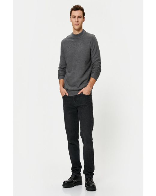 Koton Anthrazitfarbener Pullover Für Herren in Gray für Herren