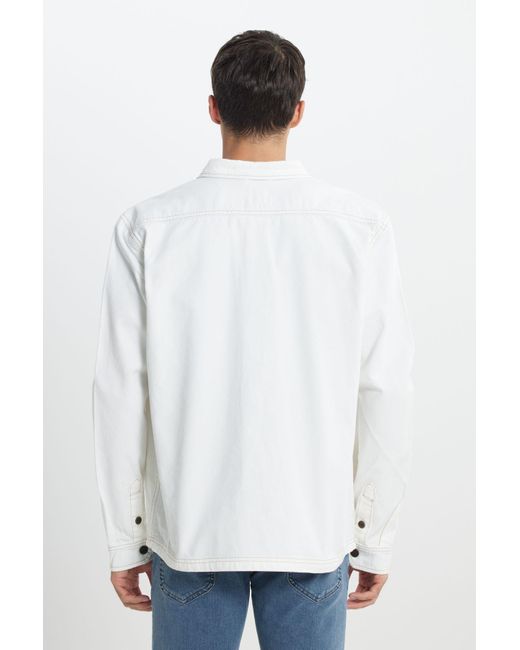 Lee Jeans Jeansjacke – Oversize-Passform, 100 Baumwolle Für Herren in White für Herren