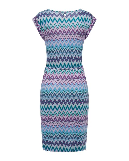 Ragwear Blue Sommerkleid Taggien Print Für Damen