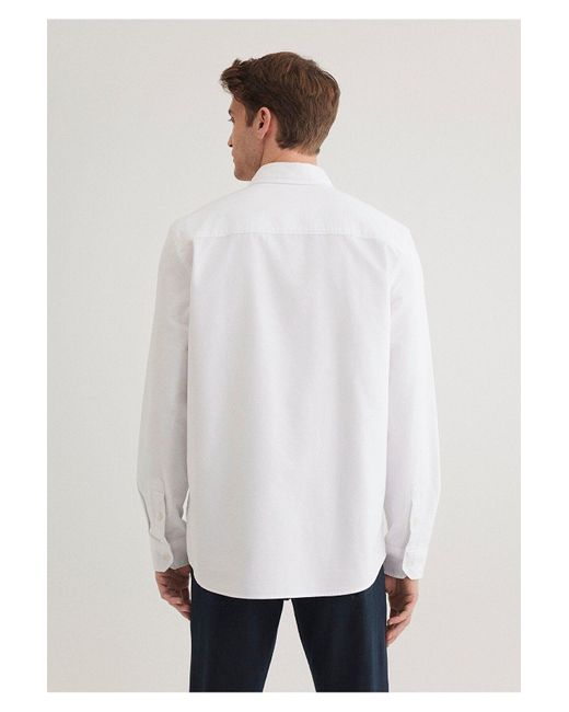 Mavi Weißes Hemd Regular Fit Normal Fit -620 Für Herren in White für Herren