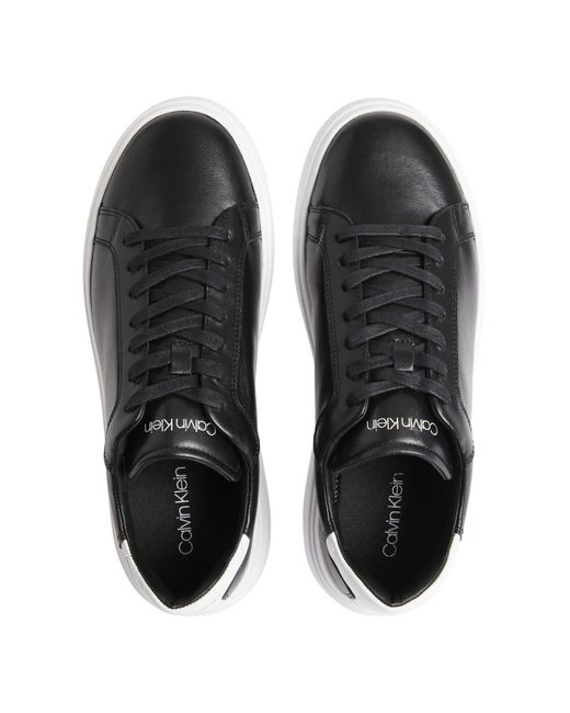 Calvin Klein E sneaker zum schnüren mit markenlogo und sportlichem stil in Black für Herren
