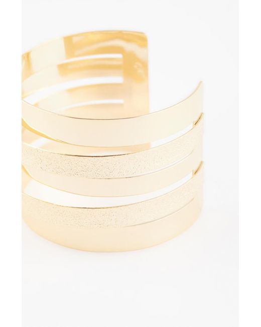 Defacto Natural Manschettenarmband aus gold