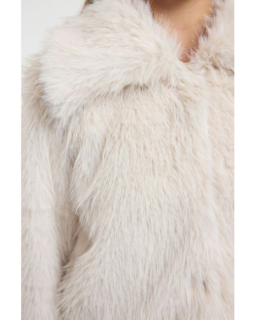 Trendyol Natural Pelzmantel Regular Fit Für Damen