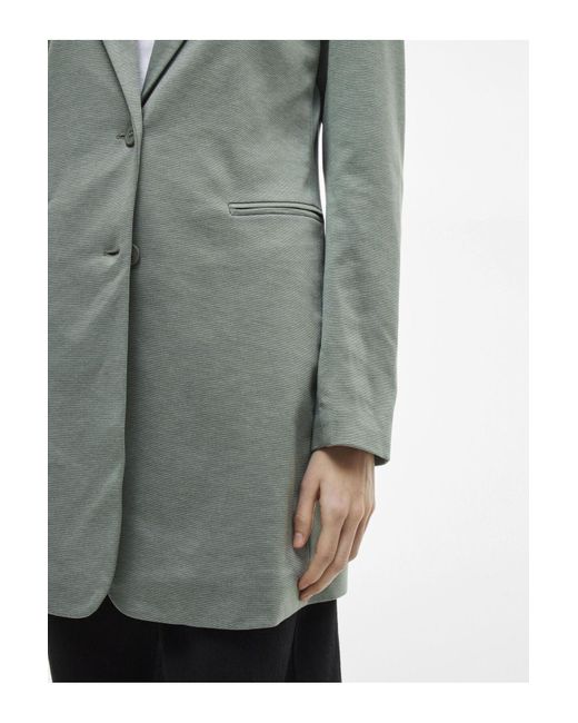 Vila Gray Blazer Langer Jersey Für Damen