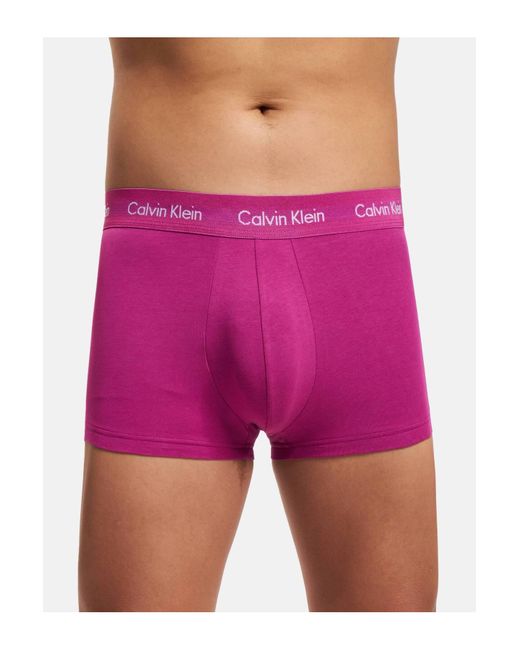 Calvin Klein Underwear 3er-pack low rise boxershorts in Pink für Herren