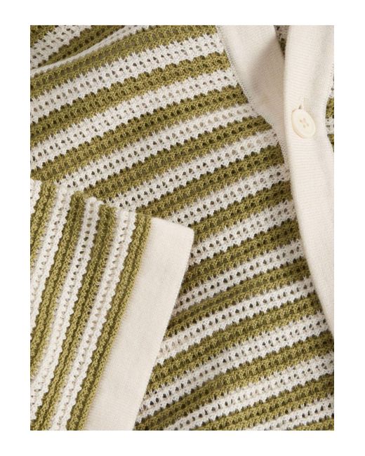 Jack & Jones Poloshirt Gestreift Poloshirt Für Herren in Metallic für Herren