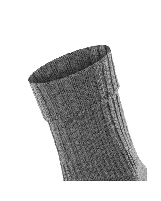 Falke Gray Socken 2er pack striggings rib, kurzsocken, umschlagsocken, logo, einfarbig, lang