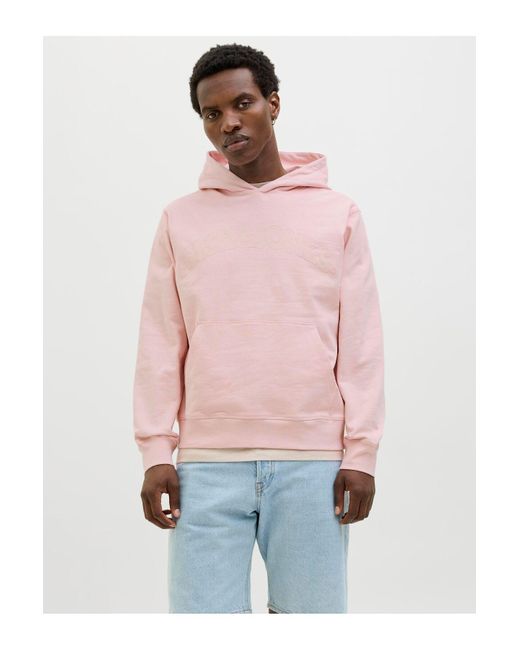 Jack & Jones Kapuzenpullover Logo Kapuzenpullover Für Herren in Pink für Herren