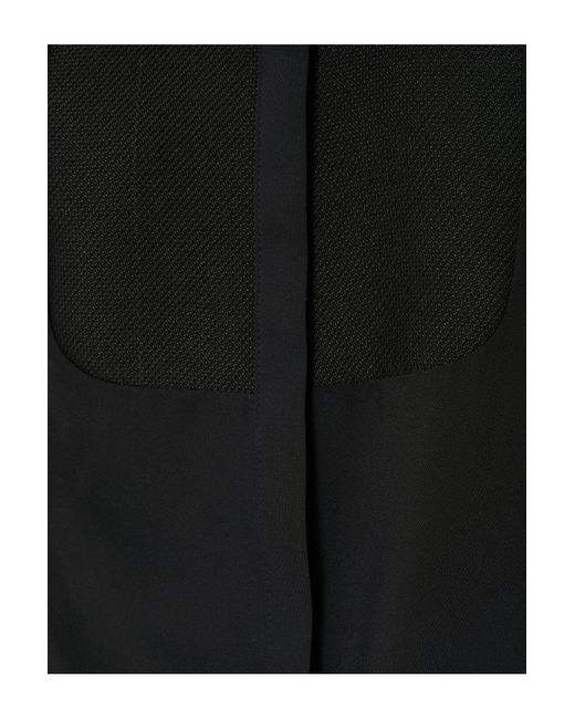 Koton Black Hemd mit richterkragen, ärmellose robe, detailliert