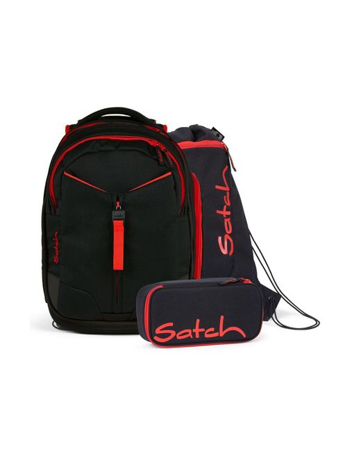 Satch Black Match Schulranzen-Set 3-Teilig