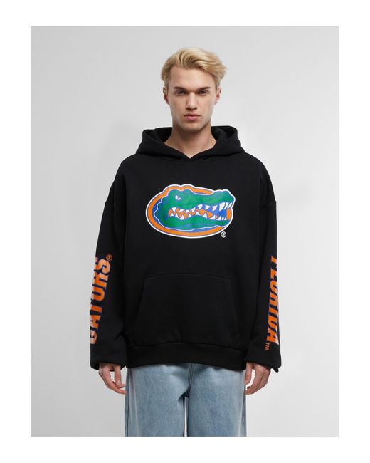 Upscale by Mister Tee Übergroßer Kapuzenpullover „Florida Gators“ Mit Mehreren Logos Für Herren in Black für Herren