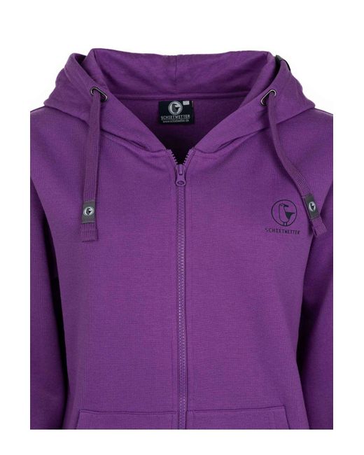 Schietwetter Purple Kapuzensweatjacke warm, kuschelig und gemütlich