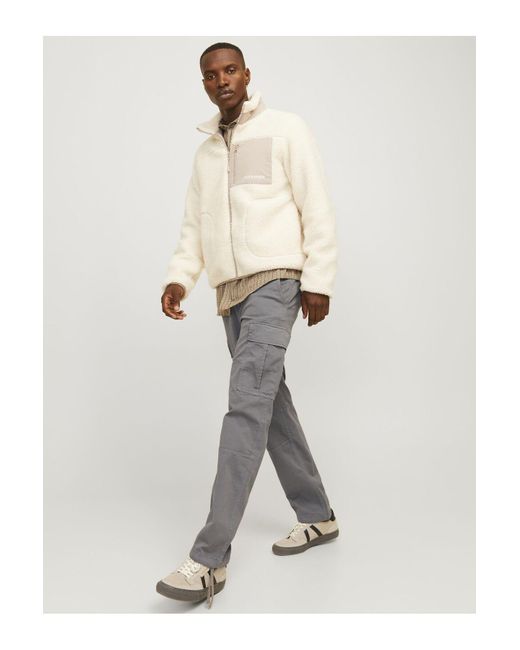 Jack & Jones Cargohose Loose Fit Cargohose Für Herren in Gray für Herren