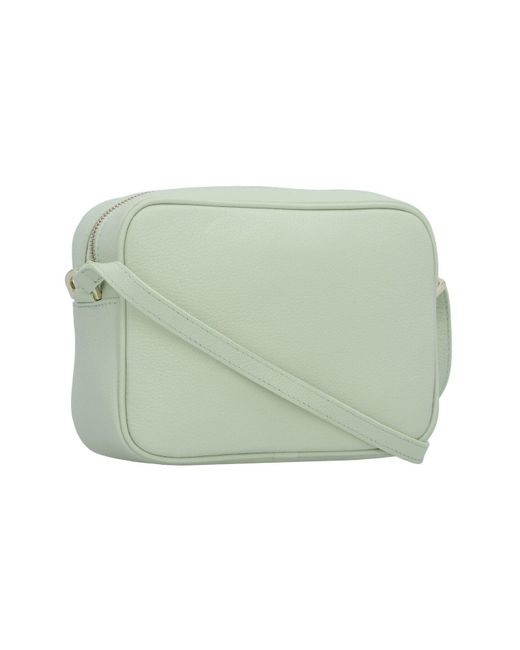 Patrizia Pepe Green Fly Umhängetasche Leder 24 Cm Für Damen