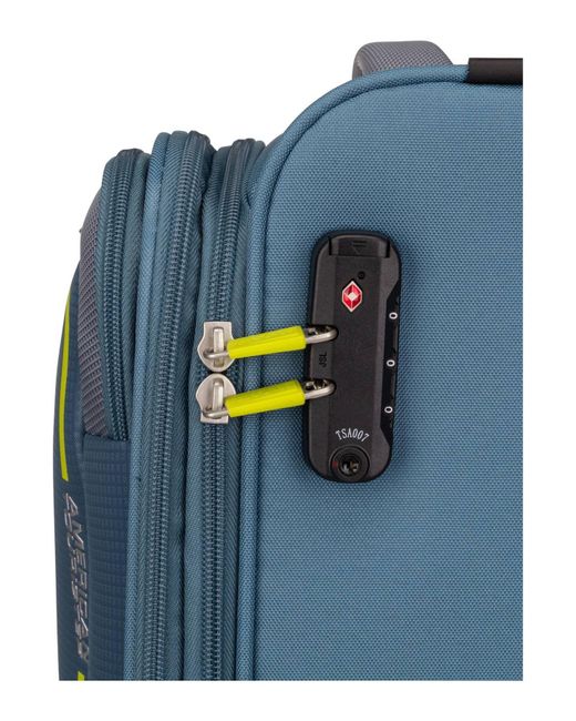 American Tourister Blue Koffer & trolley pulsonic spinner 55 exp - one size