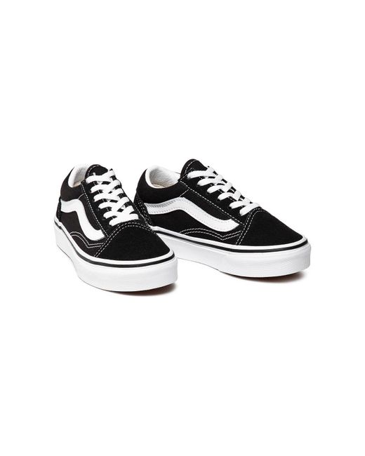 Vans Black Old Skool Schwarzer Sneaker – Kindermodell