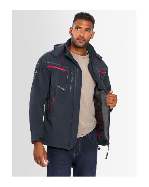 Arctic Seven Softshell Jacke As088 Für Herren in Blue für Herren