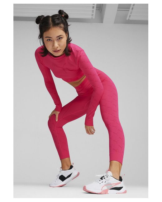 PUMA Pink Sport-leggings hoher bund