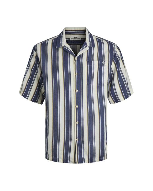 Jack & Jones Hawaii-hemd rdd relaxed fit hawaii-hemd in Blue für Herren