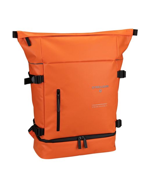 Strellson Rucksack / backpack stockwell 2.0 sebastian backpack lvz in Orange für Herren