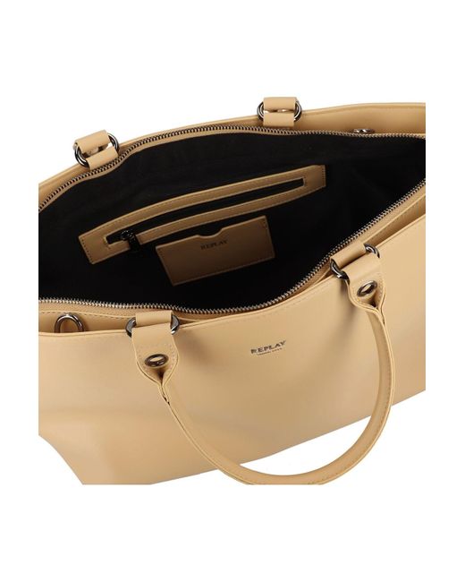 Replay Natural Shopper Tasche 45 Cm Für Damen