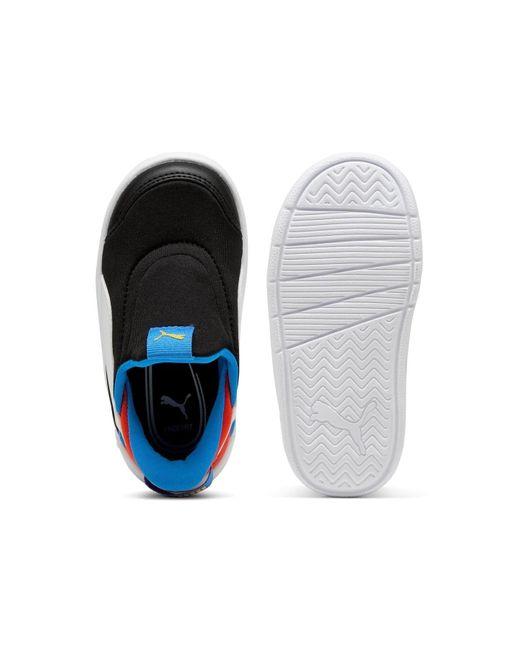 PUMA Blue Courtflex V3 Sliptech Inf Baby Freizeittrainer