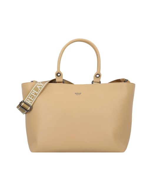 Replay Natural Shopper Tasche 45 Cm Für Damen