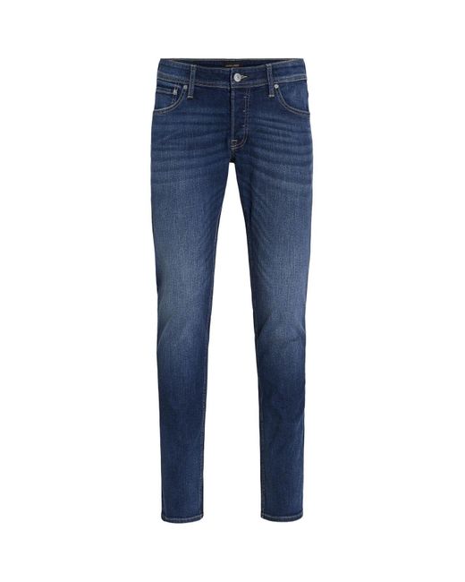 Jack & Jones Dar Kesim Kot Pantolon Jjiwhglenn Jjoriginal Ge 682 50Sps Dar Kesim Kot Pantolon Für Herren in Blue für Herren