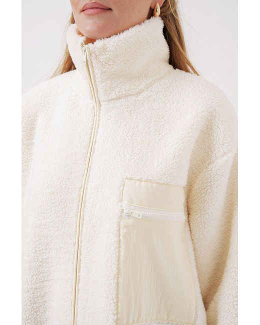 Bigdart Natural 55446 Übergroße Plüschjacke Mit Reißverschluss – Für Damen