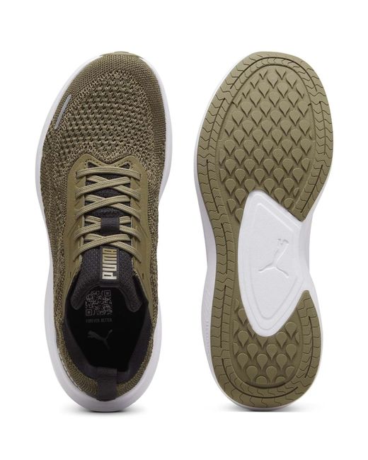 PUMA Green Skyrocket Lite Engineered-Dark- Schwarz