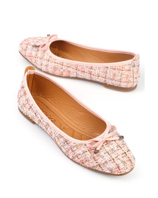 Capone Outfitters Pink Hana trend ballerinas