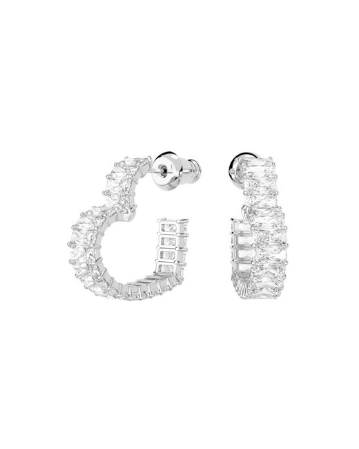 Swarovski Multicolor Matrix Silberfarbene Ohrringe 5653170 Für Damen