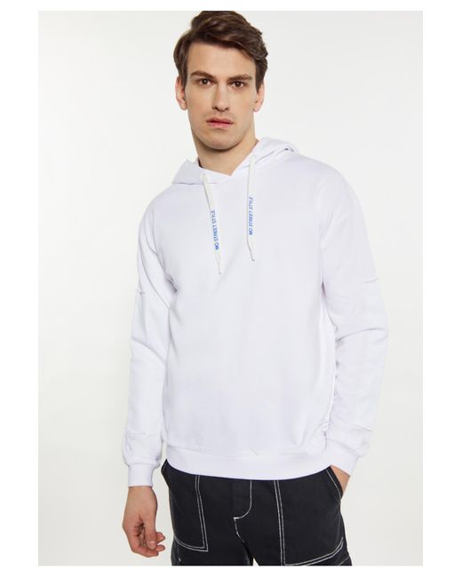 Mo Sweatshirt regular fit in White für Herren