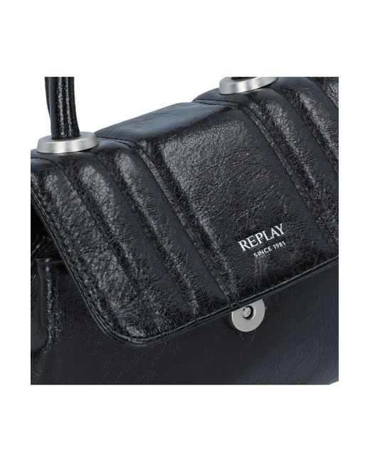 Replay Black Handtasche 23.5 Cm Für Damen