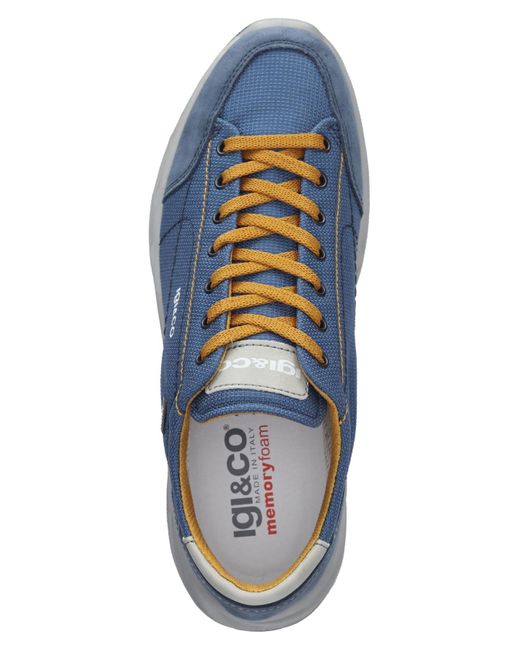 Igi&co Sneaker flacher absatz in Blue für Herren