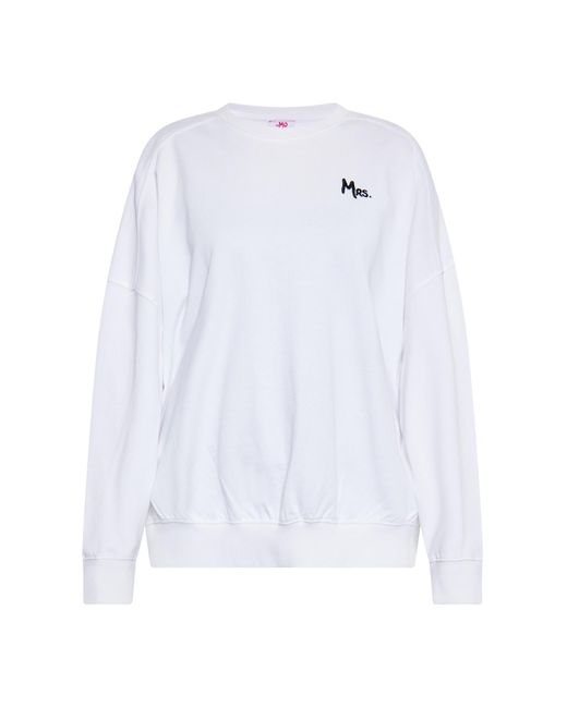 myMo White Sweatshirt regular fit