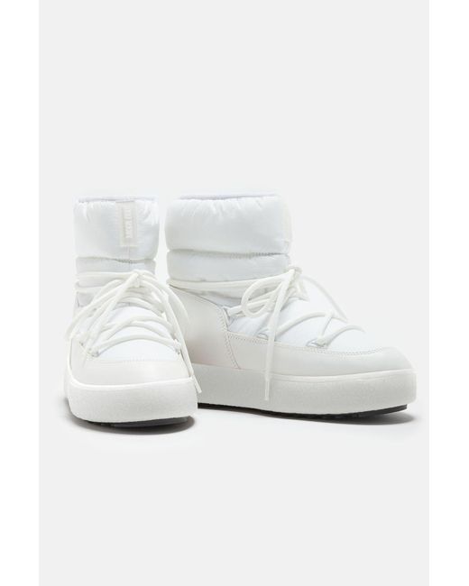 Moon Boot White Mb Ltrack Low Nylon Wp – High Design Für Damen