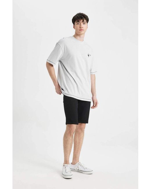 Defacto Denim Bermuda Für Herren in Black für Herren