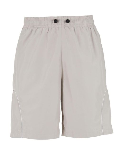 Urban Classics Piped Panel Trackshorts Für Herren in Gray für Herren