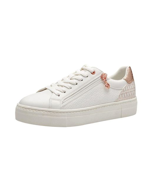 Tamaris White Low Sneaker Low Top 1-23313-41 119/Rose Textil/Synthetik Für Damen