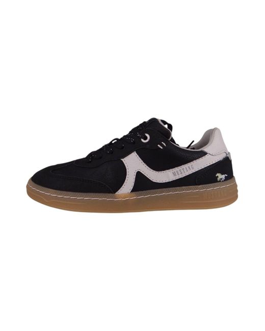Mustang Black Low Sneaker Low Top 1511303 9 Kunstleder Für Damen