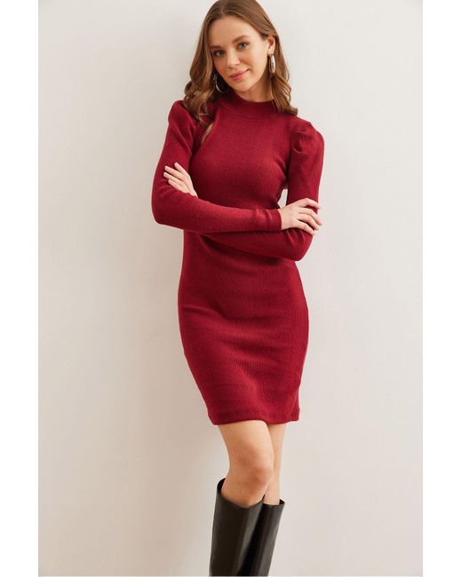 Olalook Red Minikleid
