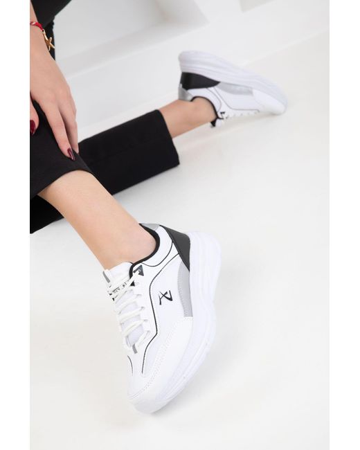 Soho White Schwarz Sneaker Für Damen