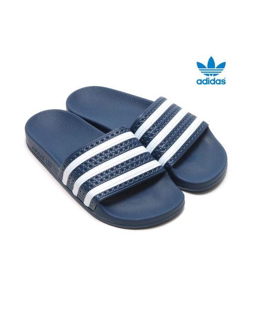 Adidas Hausschuhe adılette in Blue für Herren