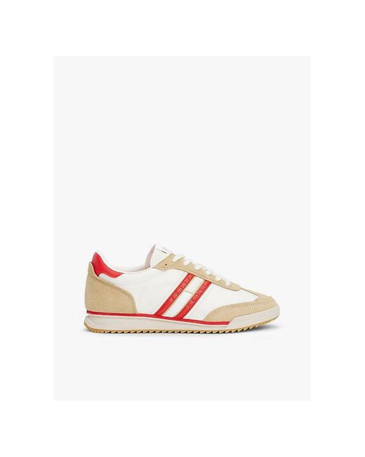 Tommy Hilfiger Multicolor Runner-Ledersneaker Mit Rutschhemmender Sohle