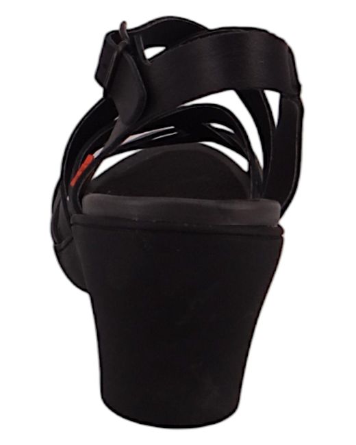 Art Komfort sandalen alfama 1477 black leder mit softlight fußbett