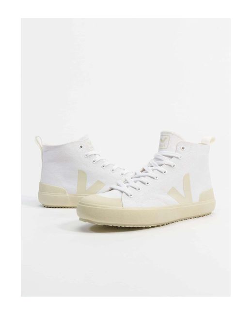 Veja White Nova ht canvas sneakers