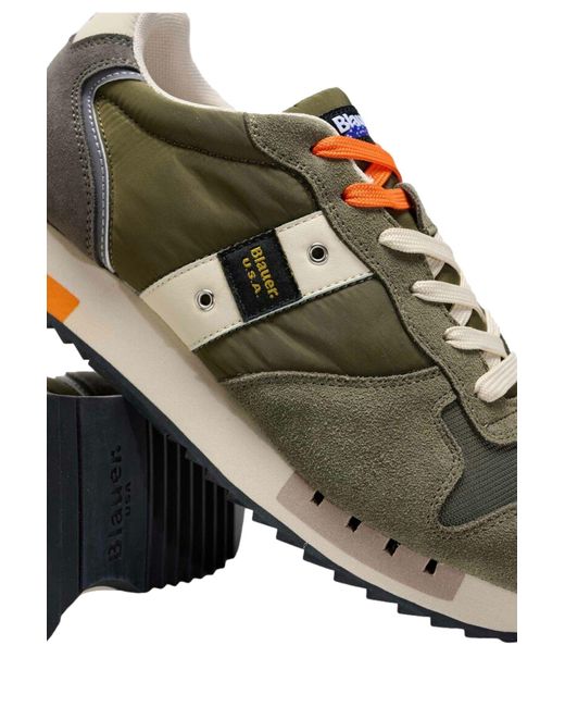Blauer Sportschuhe Queens Turnschuh Für Herren in Green für Herren